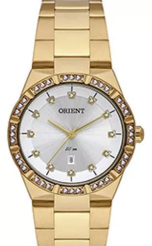 Reloj Pulsera Orient Relogio Orient Feminino Dourado Pequeno A O Inox