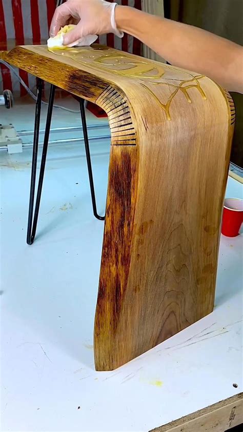 Ultimate waterfall table | Woodworking ideas table, Wood projects, Wood furniture