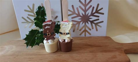 Delightful Santa Hot Chocolate Stirrer Chocolate Spoon Hot Chocolate