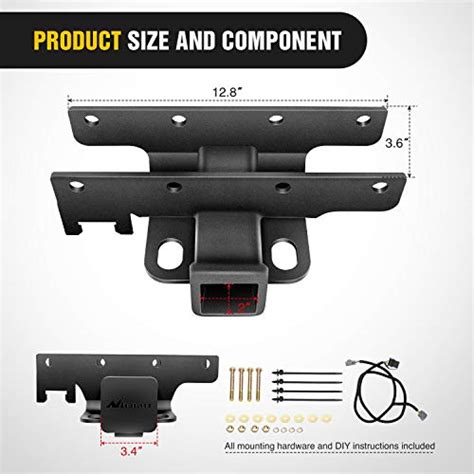 Nilight Kit R Cepteur D Attelage De Remorque Jk A De Cm Pour