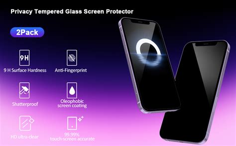 Amazon AVOAR 2 Pack Privacy Screen Protector For IPhone 14 Pro