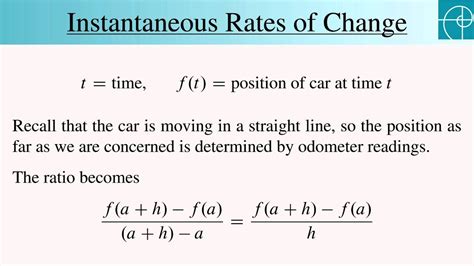 How To Calculate Instantaneous Rate Of Change