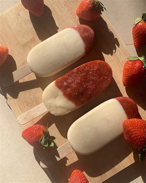 Victoria Reyes On Instagram Paletas Heladas Healthy De Fresas