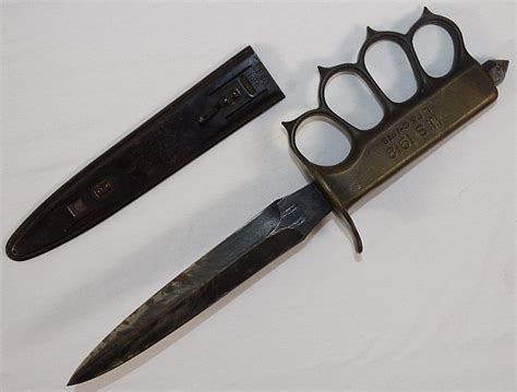 1918 Mark I Trench Knife and Scabbard by Landers, Frary & Clark ...