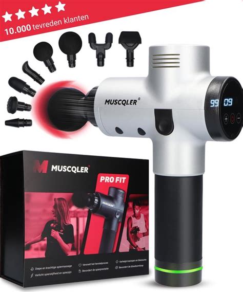 Massage Gun Muscqler® Pro Fit Massage Apparaat Massage Gun Professioneel Zeer