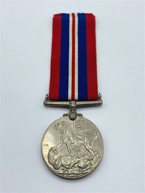 WW2 British Army, RAF & Navy 1939 To 1945 War Medal With Ribbon in ...