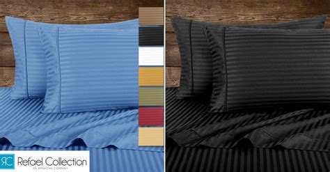 Deluxe 100% Cotton Sateen Sheet Set - 9 Colors