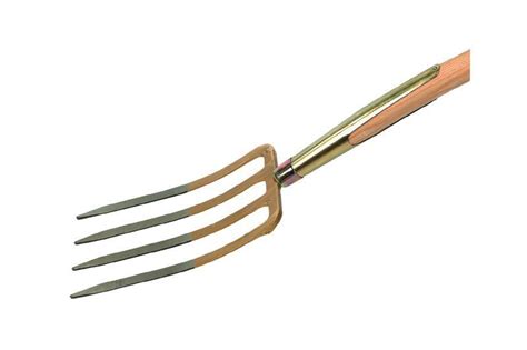Grabgabel goldbronziert D-Griff