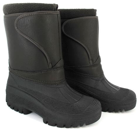 Ladies Warm Snow Boots Waterproof Mucker Thermal Wellingtons Fur Ski Winter