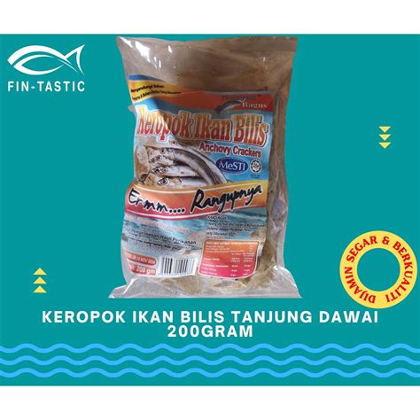 Keropok Ikan Bilis Ikan Tamban Udang Sotong Tanjung Dawai Gram