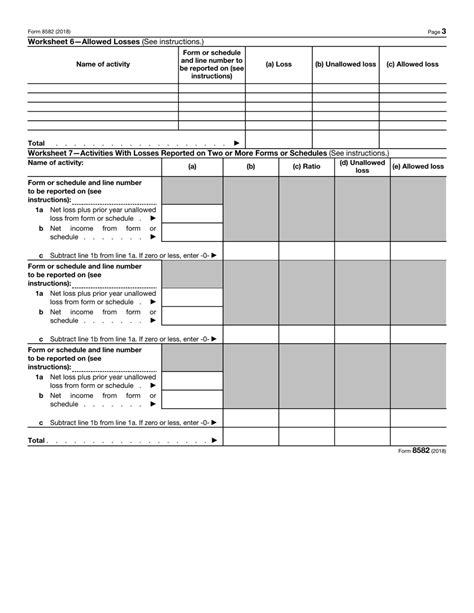 Irs Form 8582 2018 Fill Out Sign Online And Download Fillable Pdf Templateroller