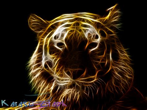 Tiger Abstract by KarasuGraph on DeviantArt