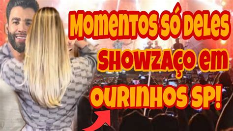 Gusttavo Lima e Andressa Suita momentos só eles e só deles em Ourinhos