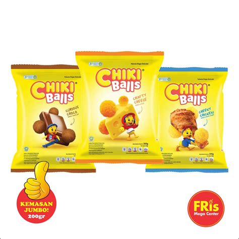 Jual Chiki Balls Jumbo Keju Coklat Ayam Jumbo Snack 200 Gr Shopee