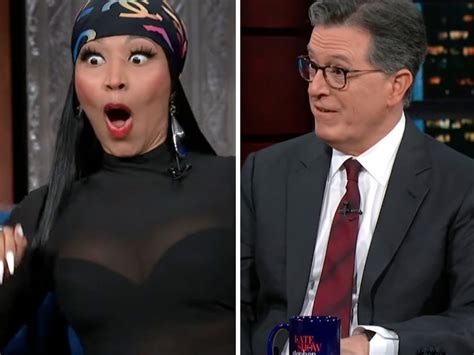 Stephen Colbert Shocks Nicki Minaj With Epic Comeback During Late Night ...