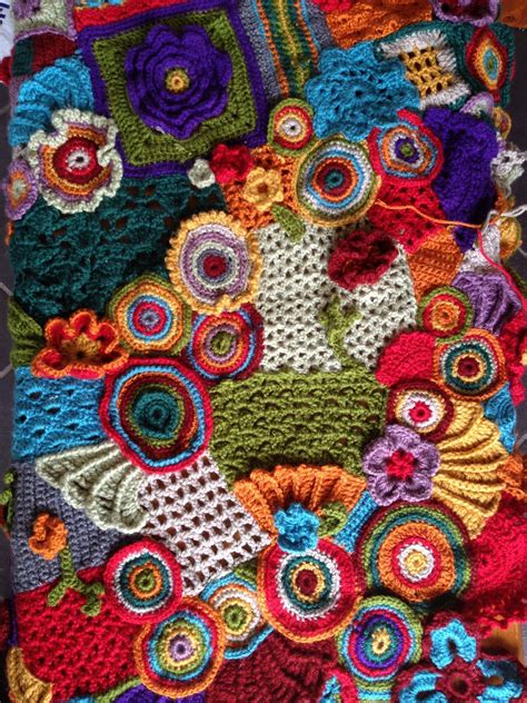 The Eternally Growing Scrumble Sampler Freeform Crochet Crochet Art