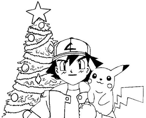 Pokemon Christmas Coloring Pages | Educative Printable