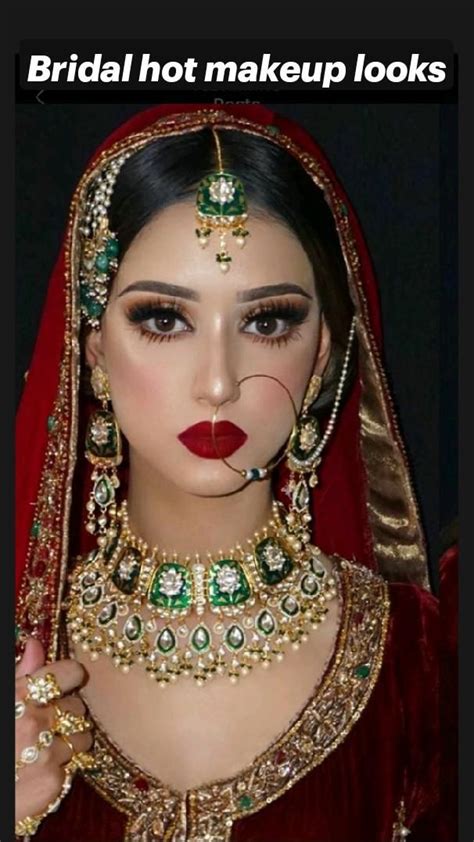 Bridal Hot Makeup Looks Pakistani Bridal Makeup Bridal Makeup Red