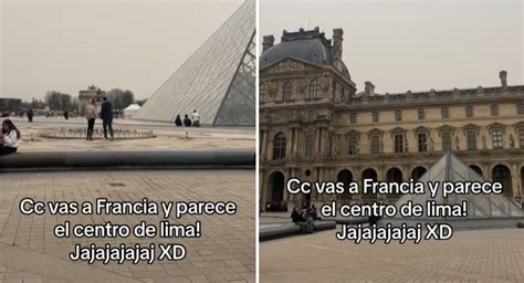 Peruano Va A Francia Visita Museo De Louvre Y Dice Lo Impensado