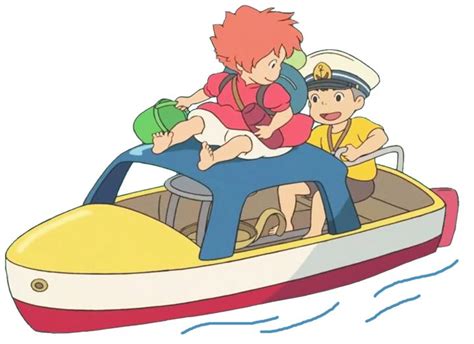 Ponyososukeboatpng 720×523 Pixels Studio Ghibli Characters Ponyo