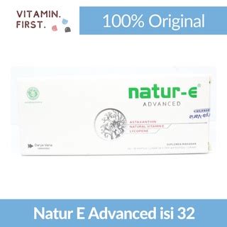 Jual Natur E Advanced Isi Dan Soft Capsule Vitamin E Untuk Kulit