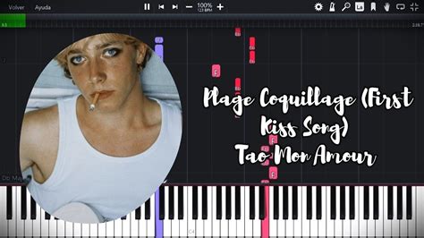 Plage Coquillage First Kiss Song Tao Mon Amour Piano Tutorial Sheet