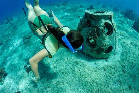 Snorkeling By Vip Glass Bottom Boat At Cozumel Starting From Cancun