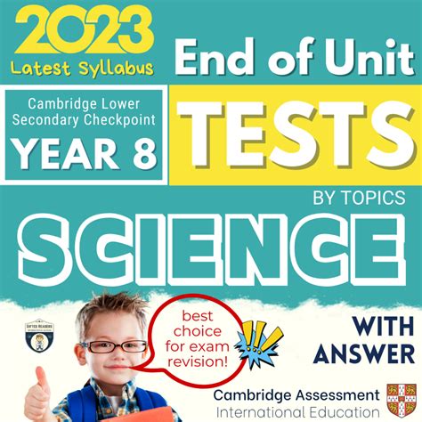 Cambridge Lower Secondary Checkpoint Year Science Topical Test