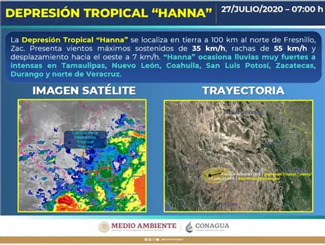 La Jornada Prev N Lluvias Granizadas Y Vientos Fuertes Por Hanna