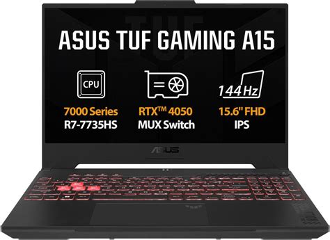 Asus ASUS TUF Gaming A15 FA507NU R7 7735HS 15 6 FHD 16GB