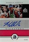 Marquis Daniels Autographed Basketball Card Dallas Mavericks