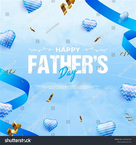 Happy Fathers Day Design Suitable Banners Stock Vector Royalty Free 2156361187 Shutterstock