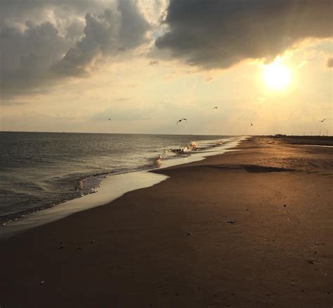 Holly Beach, Louisiana | Beach, Outdoor, Sunset