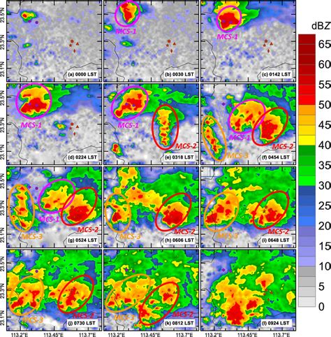 Composite Radar Reflectivity Dbz Observed By Guangzhou Radar At