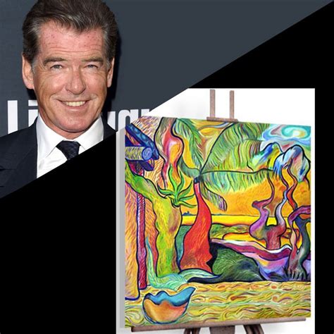 Pierce Brosnan Painting at PaintingValley.com | Explore collection of ...