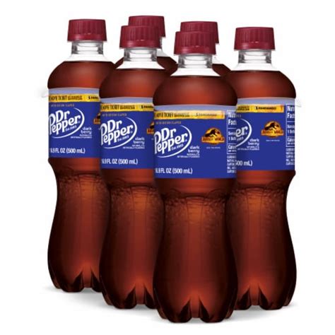 Dr Pepper Zero Sugar Dark Berry Soda Bottles Bottles Fl Oz