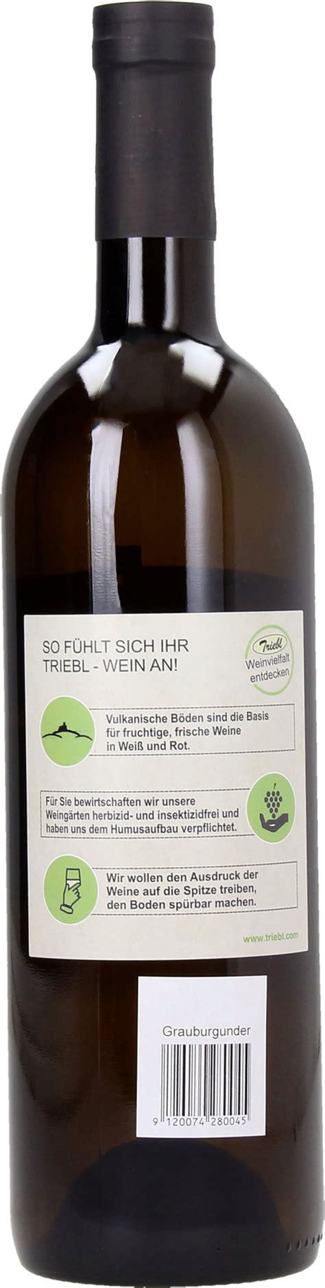 Weingut Triebl Grauburgunder 2022 0 75 L Piccantino Onlineshop