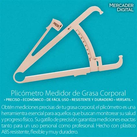 10 Pzs Plicómetro Medidor De Grasa Corporal Regulador Manual en venta