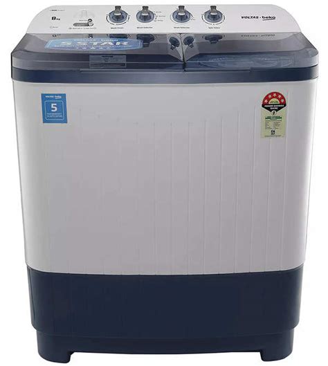 Voltas Beko WTT80DBLT 8 Kg Semi Automatic Top Load Washing Machine