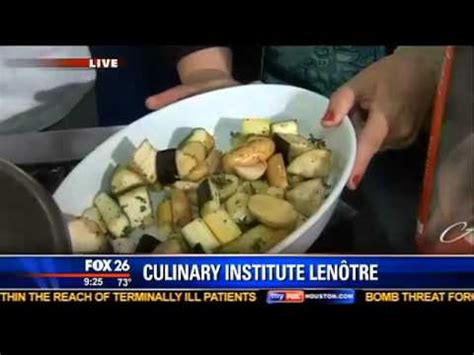 Myfox Houston Culinary Institute Len Tre Co Founder The Author Of