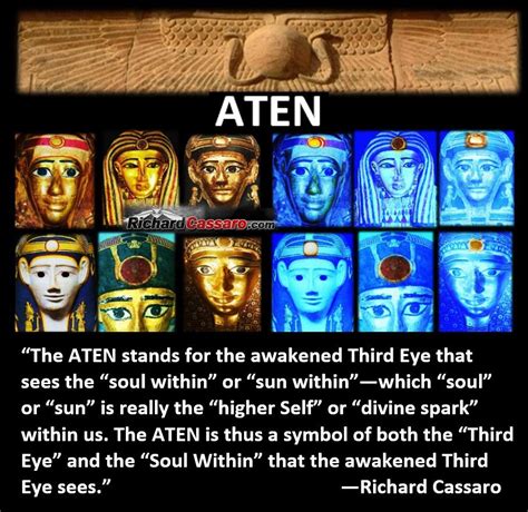 Aten The Sun Disk Venerated By The Egyptians The Aten Was Originally