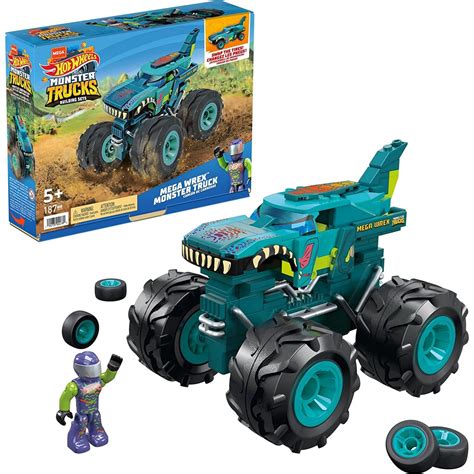 Hot Wheels Monster Trucks Οχήματα Mega Wrex 187 Τμχ GVM14 HDJ95 Toys shop gr