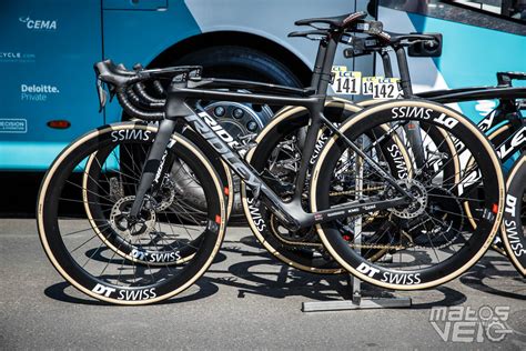 Nouveau Ridley au sein de l équipe Lotto Dstny sur le Dauphiné 2023