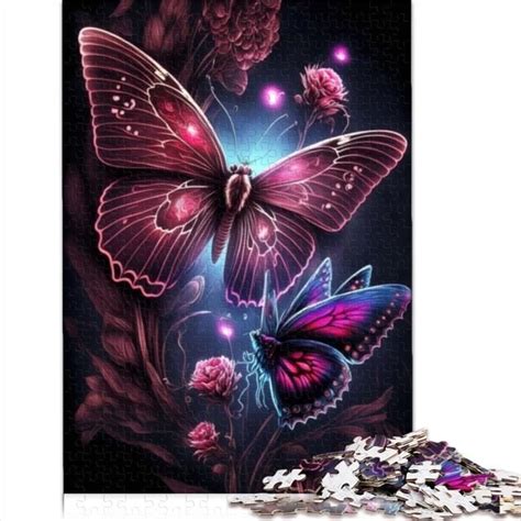 Puzzles Pi Ces Pour Adultes Fleur Papillon Puzzles Difficiles