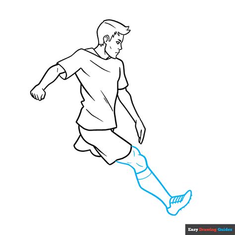 How To Draw A Soccer Player Really Easy Drawing Tutorial