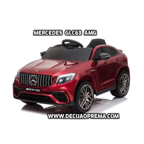 Mercedes GLC 63 AMG Auto Na Akumulator Za Decu Crveni Dečija Oprema