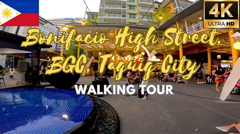 K Bonifacio High Street Bgc Taguig City Walking Tour Youtube