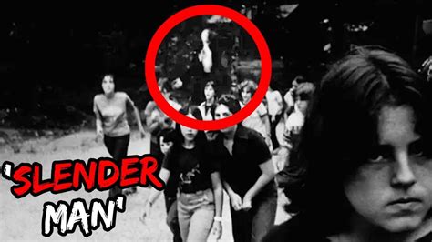 Top 10 Scary Slender Man Sightings Caught On Camera Youtube