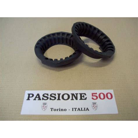 Coppia Anelli In Gomma Molle Di Sospensione Posteriore Fiat F L R Giard