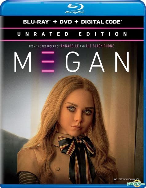 Yesasia M3gan 2022 Blu Ray Dvd Digital Code Us Version Blu